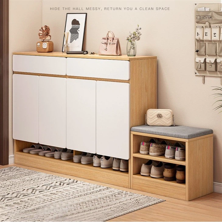 Convertible Nordic Shoe Cabinet