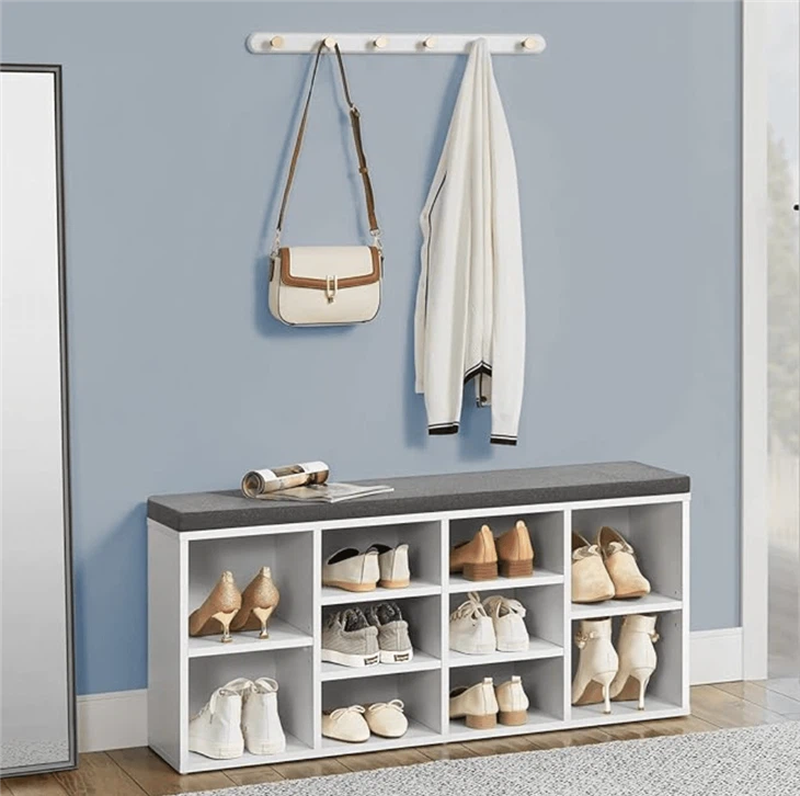 Entrance Home Storage Shoe Bench