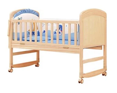Niaj hnub nimno Multifunctional Baby Crib